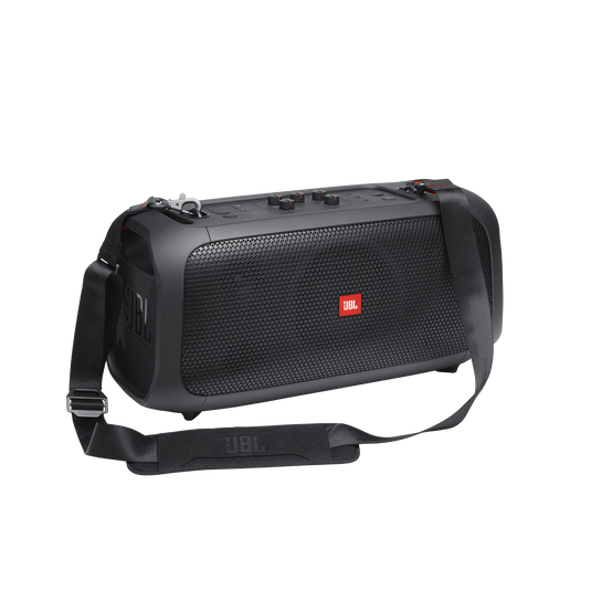 JBL PartyBox On-The-Go - Black - Portable party speaker with built-in lights and wireless mic - Detailshot 7 image number null